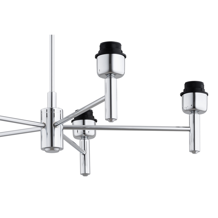 Brilagi - Lustru pe tijă MONTE 5xE27/60W/230V crem/crom lucios