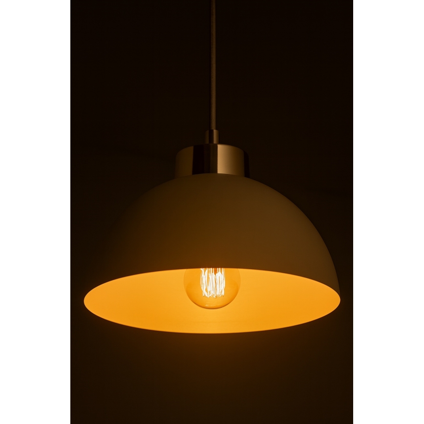 Brilagi - Lustru suspendat pe cablu 1xE27/60W/230V Ø 18 cm, bej/auriu
