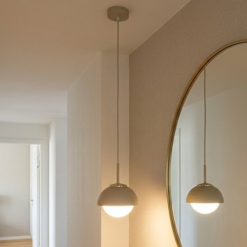 Brilagi - Lustru suspendat pe cablu 1xE27/60W/230V, Ø 18 cm, bej/auriu
