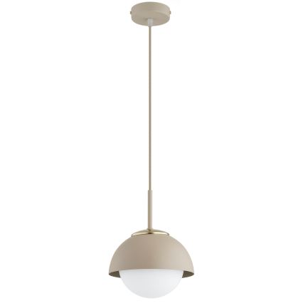 Brilagi - Lustru suspendat pe cablu 1xE27/60W/230V, Ø 18 cm, bej/auriu