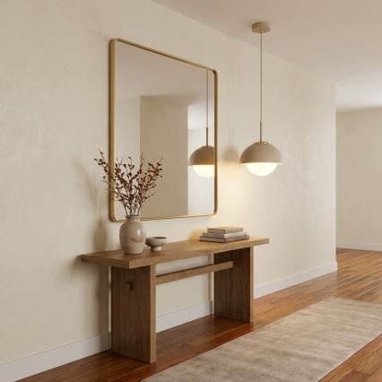 Brilagi - Lustru suspendat pe cablu 1xE27/60W/230V, Ø 18 cm, bej/auriu