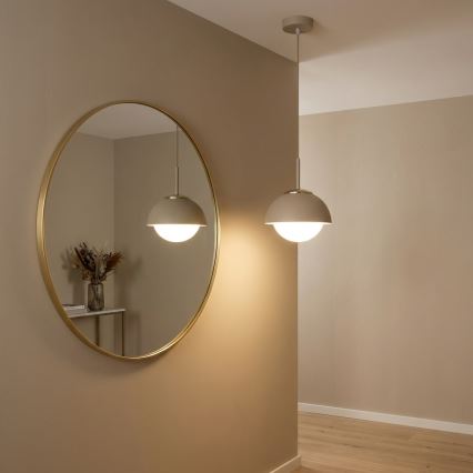 Brilagi - Lustru suspendat pe cablu 1xE27/60W/230V, Ø 18 cm, bej/auriu