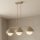 Brilagi - Lustru suspendat pe cablu 3xE27/60W/230V bej/auriu