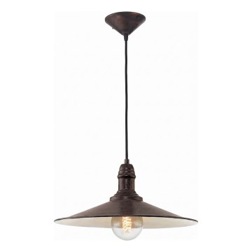 Brilagi - Lustru suspendat pe cablu FORGE 1xE27/60W/230V Ø 36 cm negru