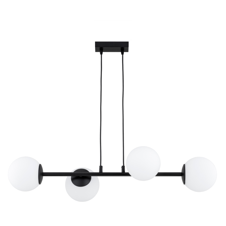 Brilagi - Lustru suspendat pe cablu MILO 4xE27/60W/230V negru