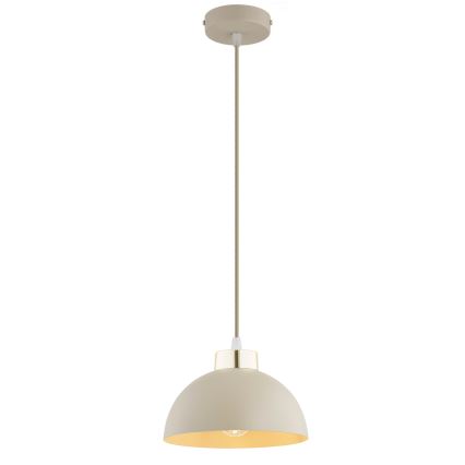 Brilagi - Lustru suspendat pe cablu MOON 1xE27/60W/230V Ø 18 cm, bej/auriu