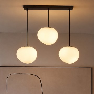 BRILAGI - Lustru suspendat pe cablu PEBBLES 3xE27/40W/230V negru