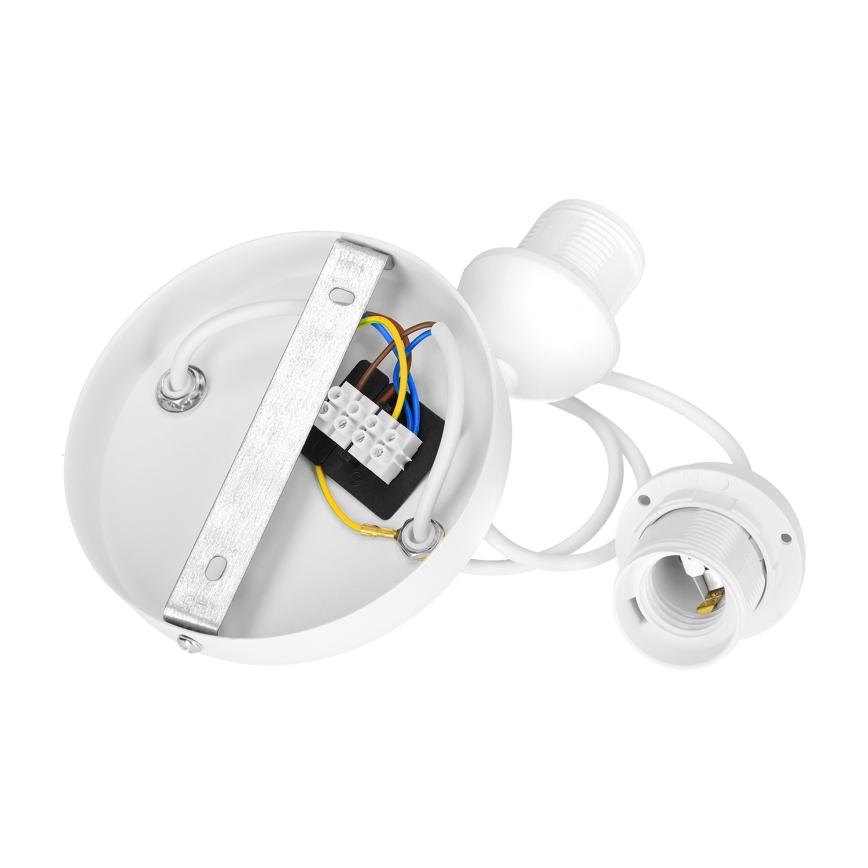 Brilagi - Lustru suspendat pe cablu RESNA, 2x E27/60W/230V, Ø30 cm, maro/bej