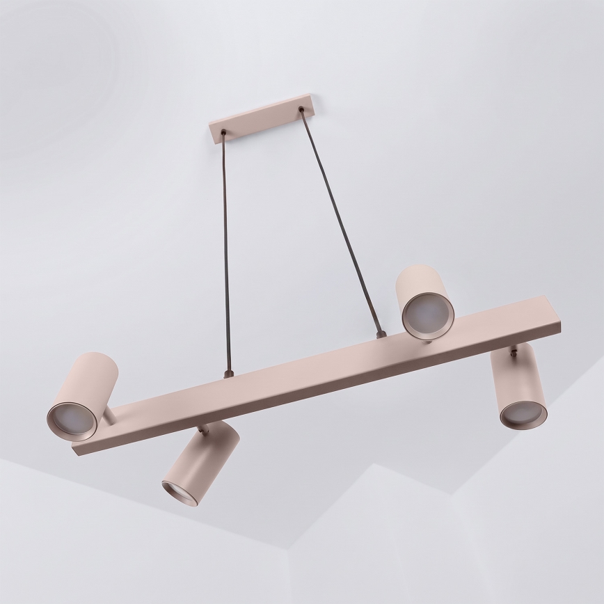 Brilagi - Lustru suspendat pe cablu SELE 4xGU10/30W/230V bej