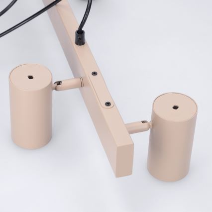 Brilagi - Lustru suspendat pe cablu SELE 4xGU10/30W/230V bej
