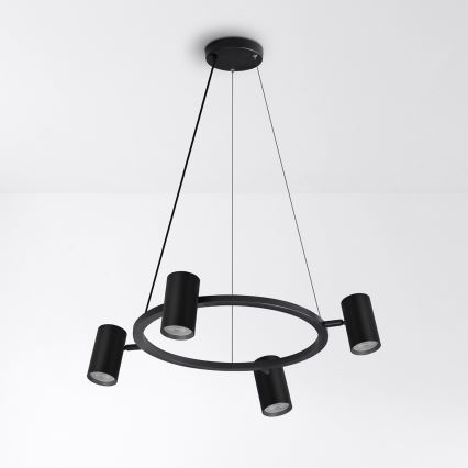 Brilagi - Lustru suspendat pe cablu SELE 4xGU10/30W/230V negru