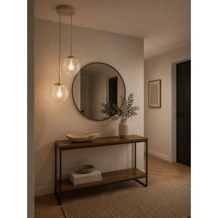 Brilagi - Lustru suspendat pe cablu STELLA 2xE27/60W/230V bej/auriu