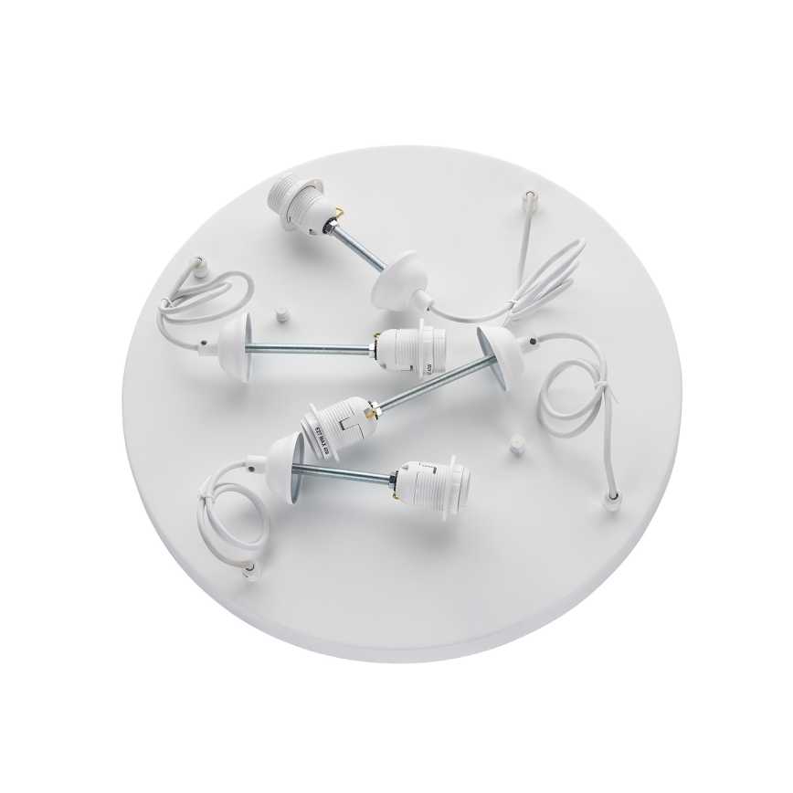 Brilagi - Lustru suspendat pe cablu WABI SABI 4xE27/40W/230V Ø 95 cm alb