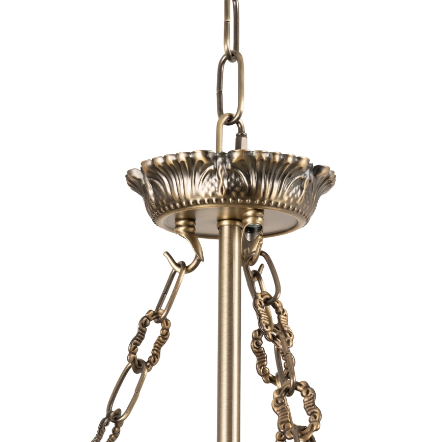 BRILAGI - Lustru suspendat pe lanț DAHLIA 6xE27/40W/230V diam. 74 cm alamă