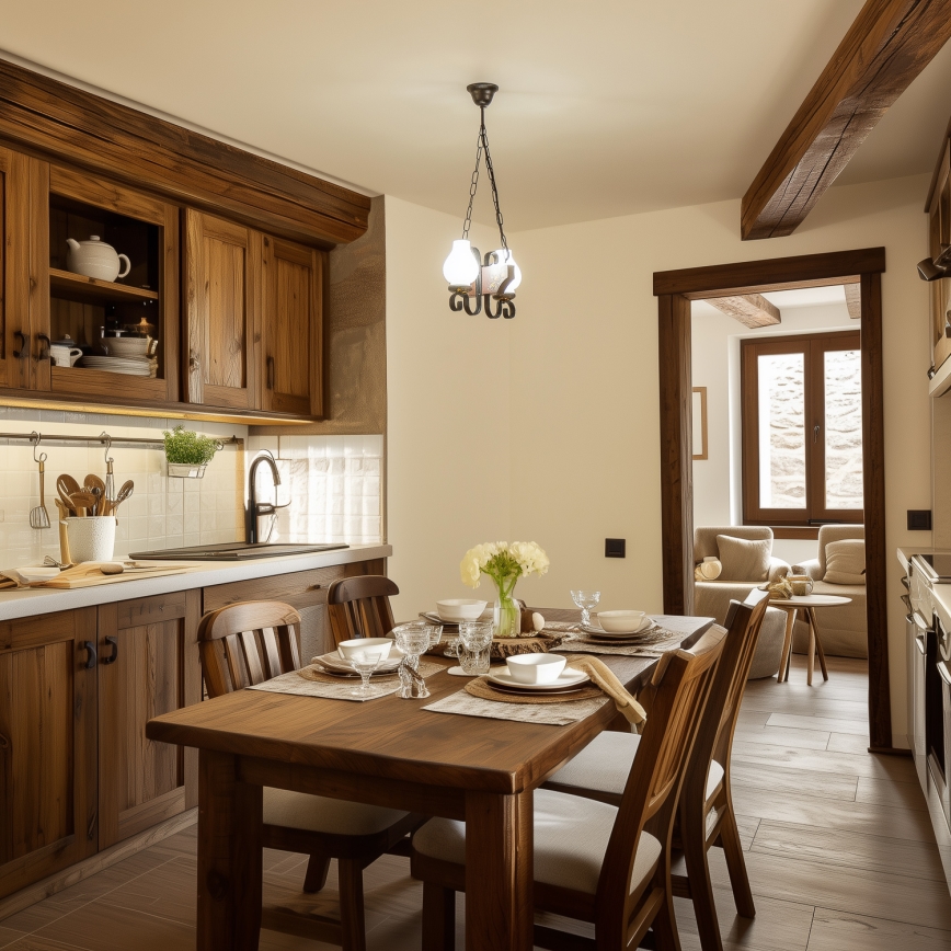 Brilagi - Lustru suspendat pe lanț QUEEN 2xE14/40W/230V fag/wenge