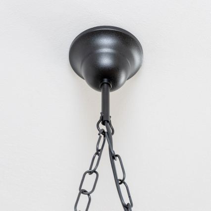 Brilagi - Lustru suspendat pe lanț QUEEN 2xE14/40W/230V fag/wenge