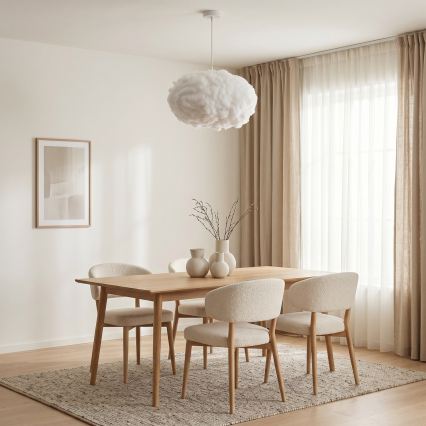 Brilagi - Lustru suspendat SOLEAIR, 2xE27/40W/230V, Ø 60 cm, alb