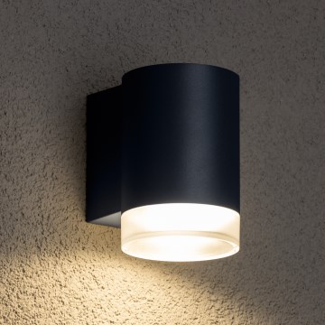 Brilagi MATERA - Aplica de perete LED RGBW reglabilă pentru exterior 1xGU10/6W/230V 3000K IP54 antracit