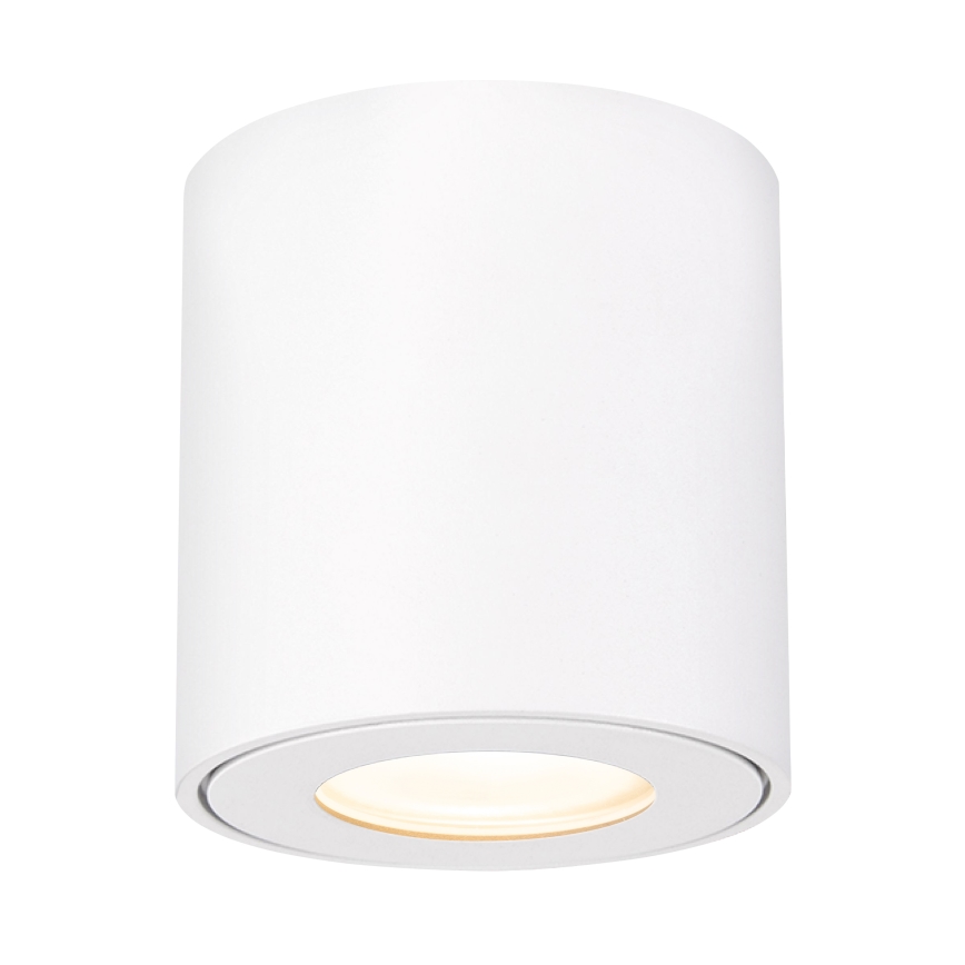 Brilagi - Lampă LED RGBW reglabilă pentru baie MIA, 1xGU10/4,8W/230V, 3000K, 84x80 mm, alb, IP54 + telecomandă