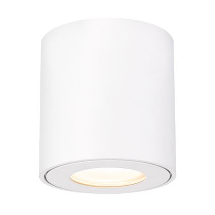 Brilagi - Lampă LED RGBW reglabilă pentru baie MIA, 1xGU10/6W/230V, 3000K, 84x80 mm, alb, IP54 + telecomandă