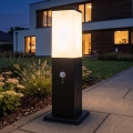 Brilagi NOVA - lampă de exterior cu senzor, 1xE27/15W/230V, 40 cm, IP44, neagră