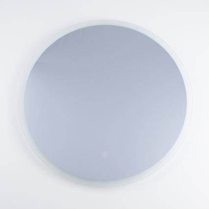 Brilagi - Oglindă de baie LED BERNATE LED/19W/230V Ø 60 cm argintie IP44 CRI 90 dimmabilă + CCT