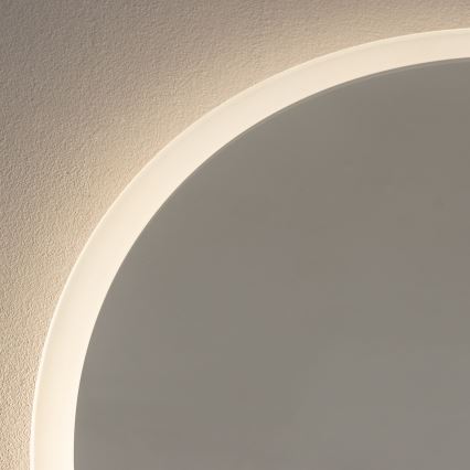 Brilagi - Oglindă de baie LED BERNATE LED/19W/230V Ø 60 cm argintie IP44 CRI 90 dimmabilă + CCT
