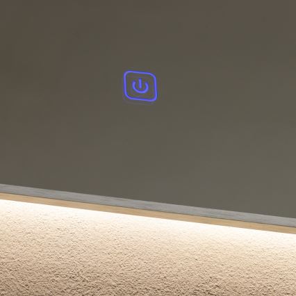 Brilagi - Oglindă LED pentru baie DESIO, LED/20W/230V, 40x60 cm, argintie, IP44, CRI 90, dimmabilă + CCT