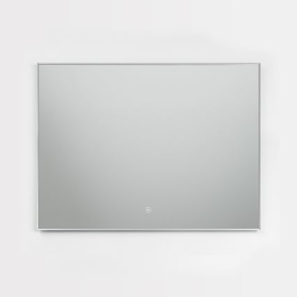 Brilagi - Oglindă de baie DESIO LED/28W/230V 60x80 cm argintie IP44 CRI 90 reglabilă + CCT