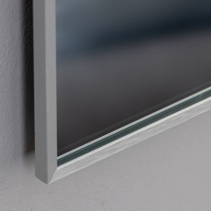 Brilagi - Oglindă de baie DESIO LED/28W/230V 60x80 cm argintie IP44 CRI 90 reglabilă + CCT