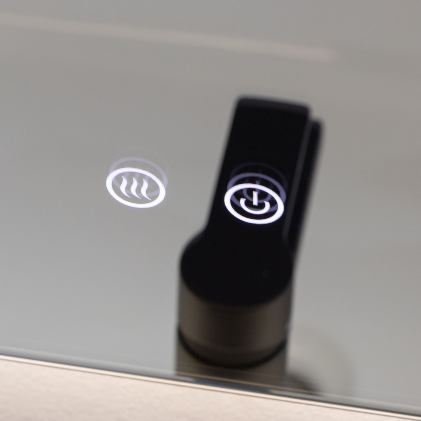 Brilagi - Oglindă de baie încălzită DIANA LED/17W/230V 60x60 cm IP44 CRI 90 reglabilă + CCT