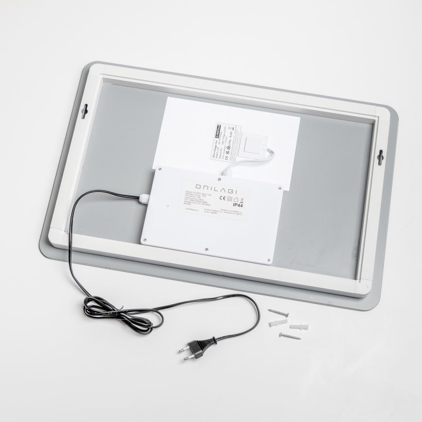 Brilagi - Oglindă încălzită pentru baie DIANA LED/13W/230V 40x60 cm IP44 CRI 90 reglabilă + CCT