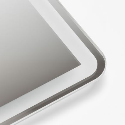 Brilagi - Oglindă LED de baie cu încălzire BELLA, 19W, 230V, 60 x 90 cm, IP44, CRI 90, dimabilă, CCT (temperatură de culoare reglabilă)