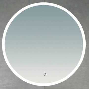 Brilagi - Oglindă de baie LED BERNATE LED/19W/230V Ø 60 cm argintie IP44 CRI 90 dimmabilă + CCT