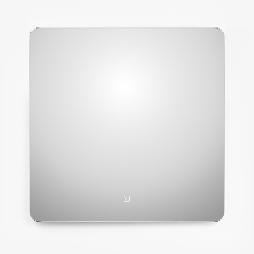 Brilagi - Oglindă LED de baie COMO, 24W, 230V, 60×60 cm, IP44, CRI 90, reglabilă, cu CCT