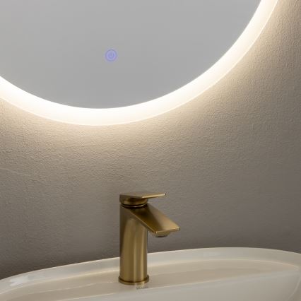 Brilagi CUNEO - Oglindă de baie LED, 19W, 230V, Ø 60 cm, IP44, CRI 90, reglabilă + CCT