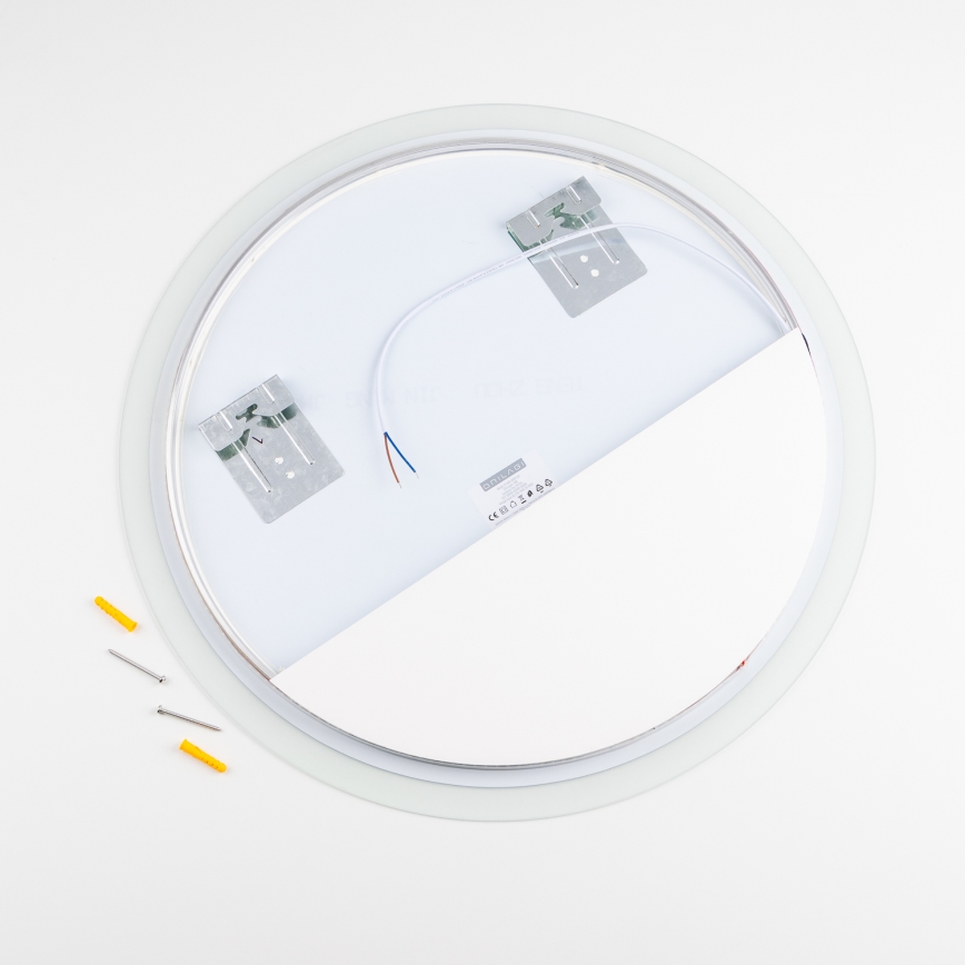 Brilagi CUNEO - Oglindă de baie LED, 19W, 230V, Ø 60 cm, IP44, CRI 90, reglabilă + CCT