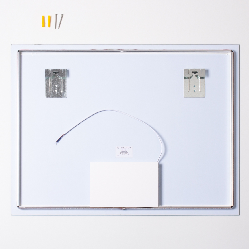 Brilagi - Oglindă de baie LED LUCE, 28W/230V, 60x80 cm, IP44, CRI 90, reglabilă + CCT