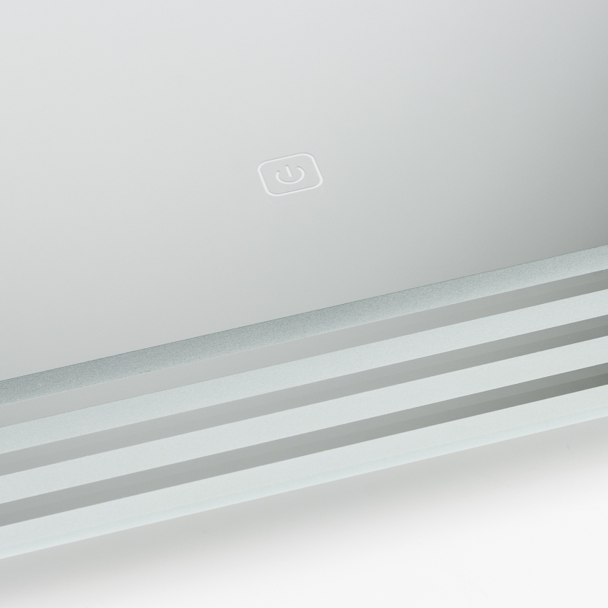 Brilagi - Oglindă LED de baie MELZO, 28W, 230V, 60x80 cm, IP44, CRI 90, reglabilă + CCT