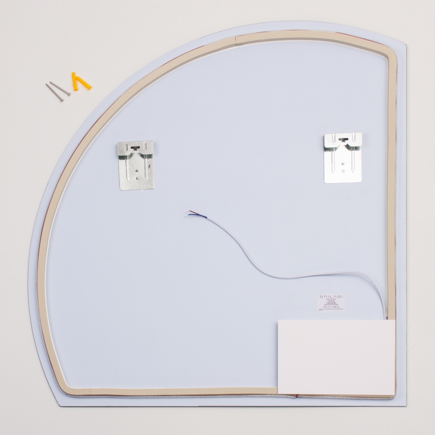 Brilagi - QUARTIERE, oglindă de baie LED, 25W/230V, 70x75 cm, IP44, CRI 90, reglabilă + CCT