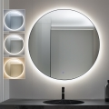 BRILAGI - Oglindă de baie LED VENA BLACK, 32W/230V, Ø 100 cm, IP44, CRI 90, reglabilă + CCT