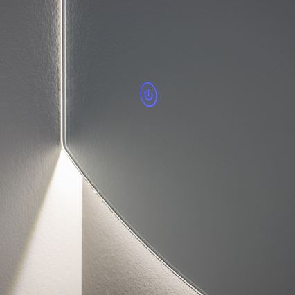 Brilagi - Oglindă LED de baie MEZZO, 80 x 70 cm, 25 W, 230 V, IP44, CRI 90, reglabilă (dimmabilă) + CCT