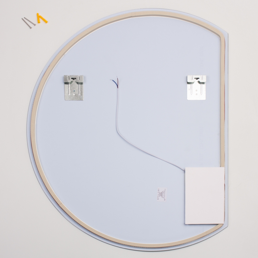 Brilagi - Oglindă LED de baie MEZZO, 80 x 70 cm, 25 W, 230 V, IP44, CRI 90, reglabilă (dimmabilă) + CCT