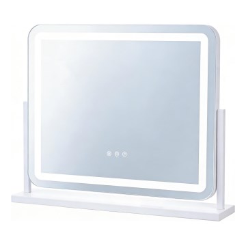 Brilagi - Oglindă de machiaj cu LED reglabilă ARIZONA LED/25W/230V 3000/4000/6500K 55x44 cm albă