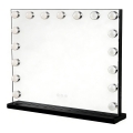 Brilagi - Oglindă de machiaj cu LED reglabilă HOLLYWOOD LED/15W/230V 3000/4000/6500K 60x50 cm neagră
