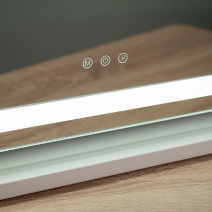 BRILAGI - Oglindă de machiaj cu LED reglabilă CALIFORNIA LED/25W/230V 3000/4000/6500K 55x44 cm albă