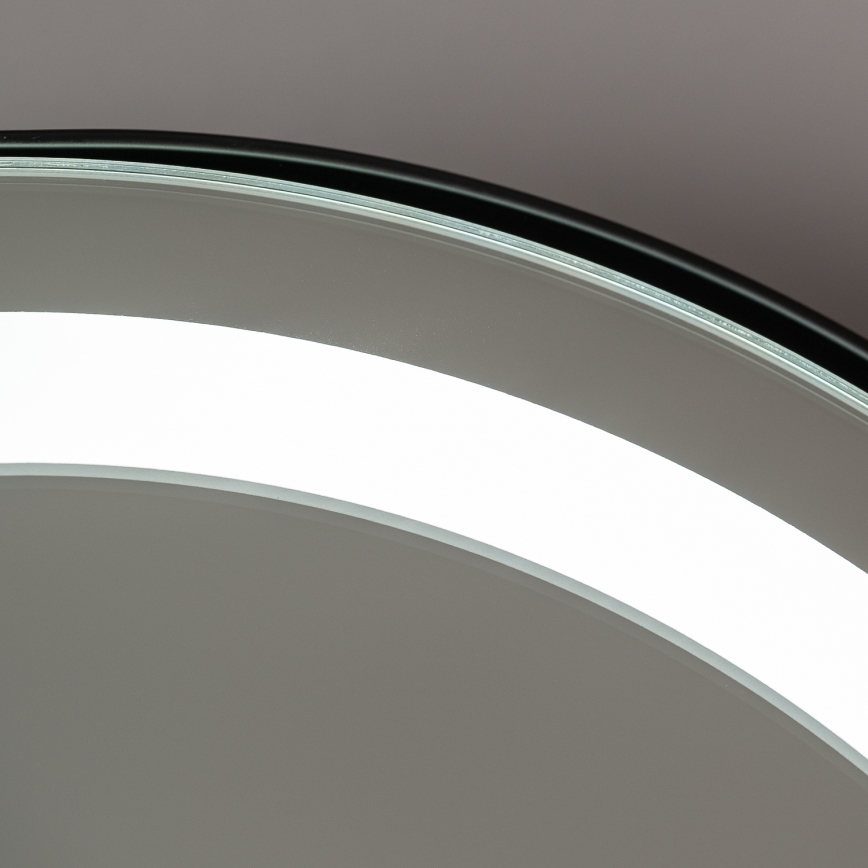 BRILAGI - Oglindă de machiaj LED cu intensitate reglabilă CALIFORNIA LED/14W/230V 3000/4000/6500K 44x40 cm neagră