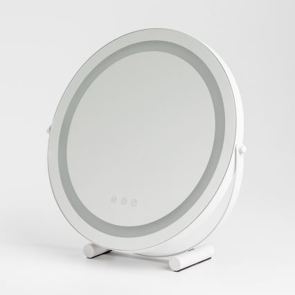 BRILAGI - Oglindă de machiaj LED reglabilă CALIFORNIA LED/17W/230V 3000/4000/6500K Ø 42 cm albă