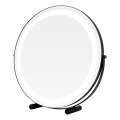 Brilagi - Oglindă de machiaj LED cu reglare a intensității CALIFORNIA LED/17W/230V 3000/4000/6500K Ø 42 cm neagră