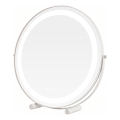 Brilagi - Oglindă de machiaj LED reglabilă FLORIDA LED/17W/230V 3000/4000/6500K Ø 42 cm albă